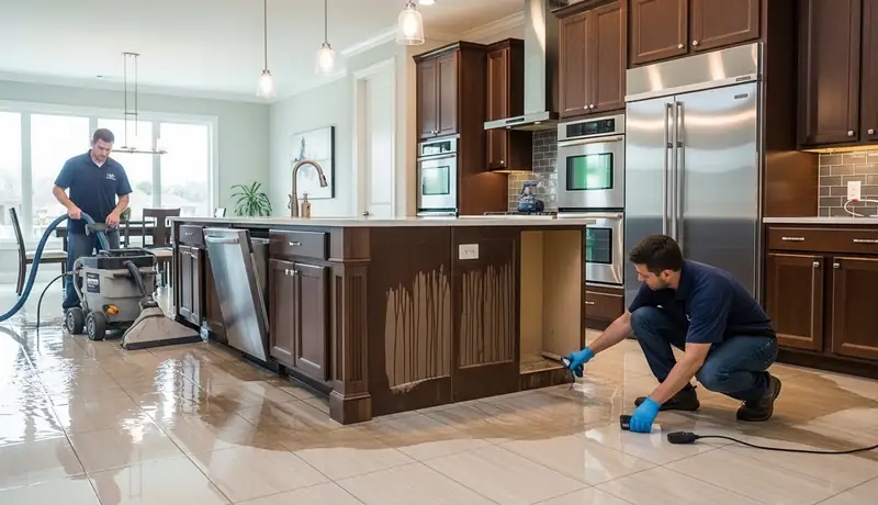 Kitchen Water Damage Restoration After Appliance Leak in Palm Desert, CA in Palm Desert, CA