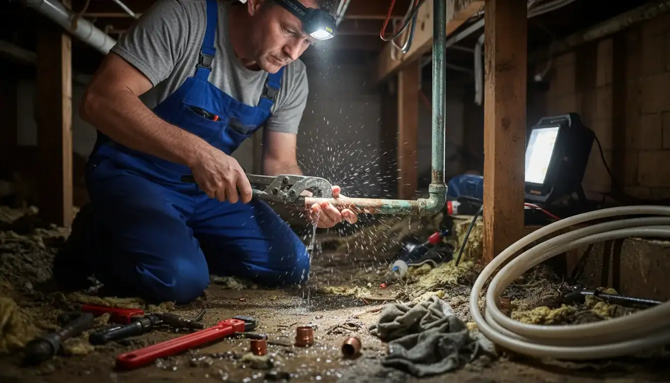 Burst Pipe Repair in Palm Desert, CA
