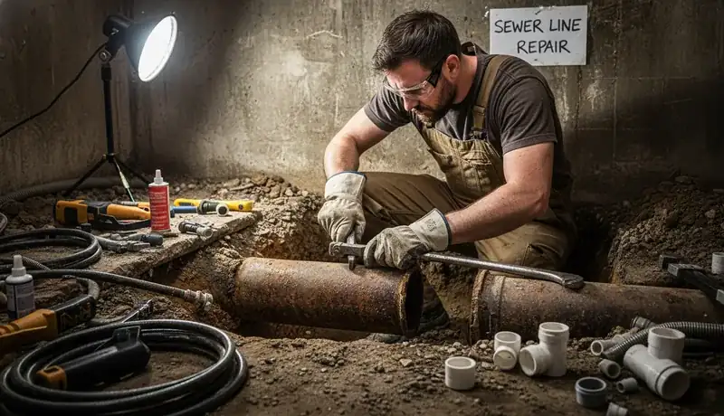 Sewer Line Repair in Palm Desert, CA